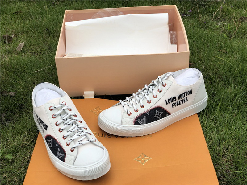 Louis vuitton tattoo sneaker boot Low White(98% Authentic quality)